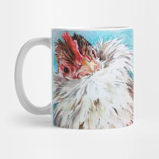 Salmon Faverolles Chicken Mug